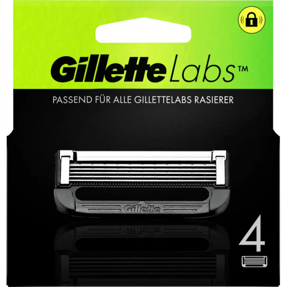 Лезвия для бритвы Gillette Labs, 4 шт. в Мытище