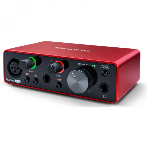 Внешняя звуковая карта FOCUSRITE Scarlett Solo 3rd Gen в Мытище