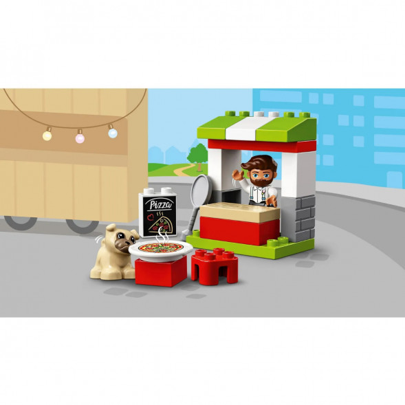 Конструктор LEGO DUPLO 10927 Town Киоск-пиццерия в Мытище