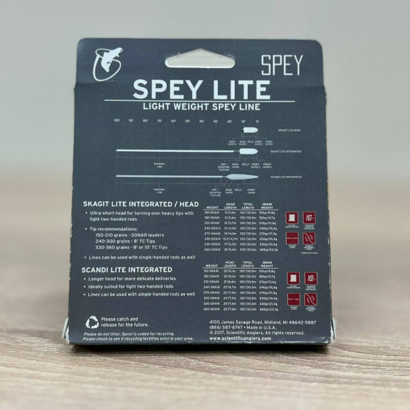 Рыболовная леска Scientific Anglers Spey Lite St-150-F Scandi 128483 в Мытище