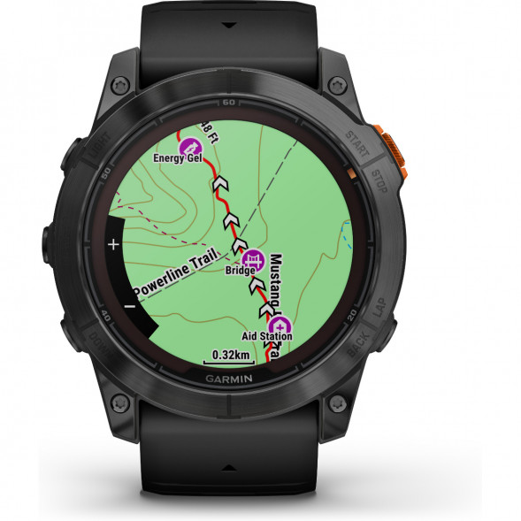 Умные часы Garmin Fenix 7X Solar серый с черным ремешком 010-02541-01 в Мытище