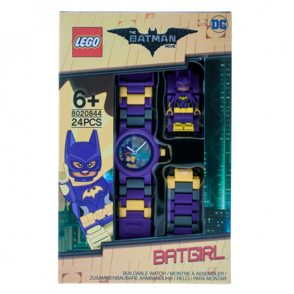 Часы LEGO Super Heroes 8020844 Batman Movie Бэтгерл с минифигуркой в Мытище