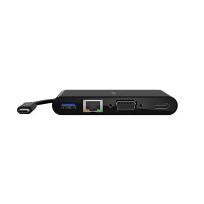 Док-станция Belkin USB-C Multimedia + Charge Adapter AVC004btBK, черный в Мытище