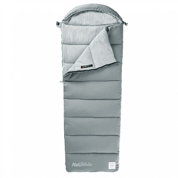 Спальный мешок Naturehike Envelope M180 (правый), серый в Мытище