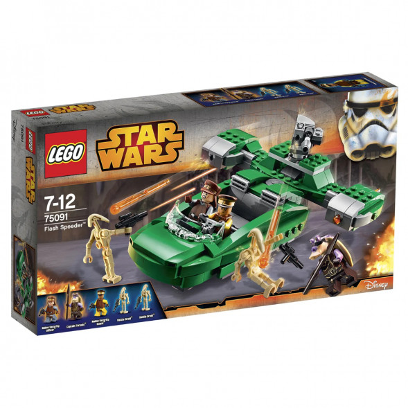 Конструктор LEGO Star Wars 75091 Флэш-спидер в Мытище