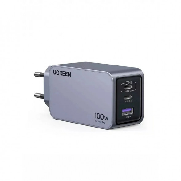 Сетевое зарядное устройство Ugreen GaN 100W USB-A + 2USB-C в Мытище