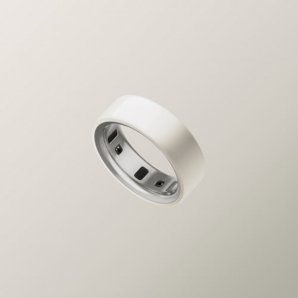 Умное кольцо Oura Ring 4 Ceramic (размер 14), Облако/Cloud в Мытище