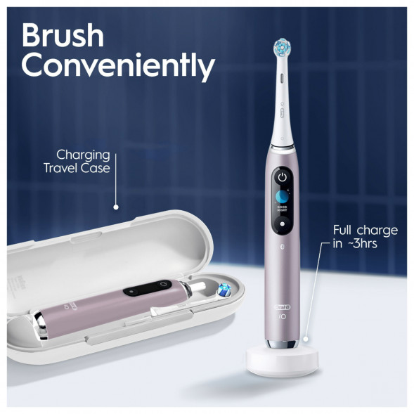 Электрическая зубная щетка Oral-B iO Series 9s (387194), Розовый кварц в Мытище