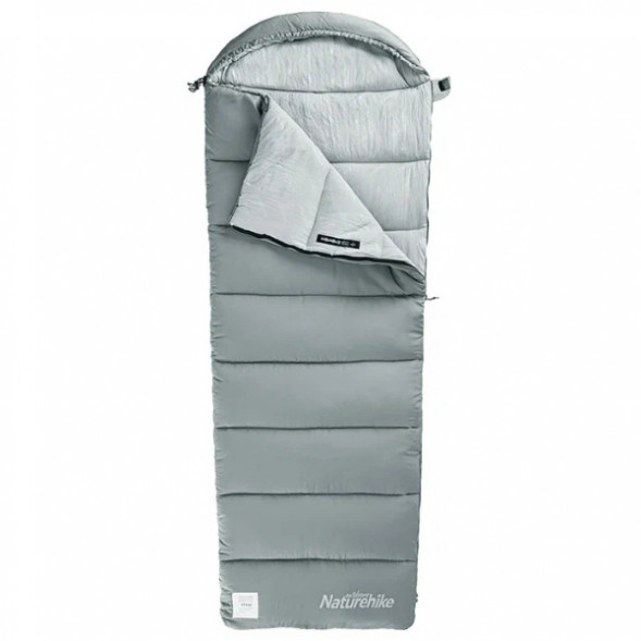 Спальный мешок Naturehike Envelope M180 (левый), серый в Мытище
