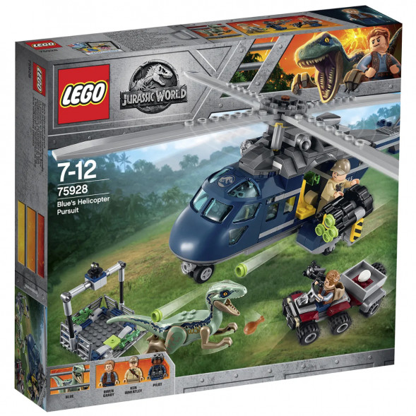 Конструктор LEGO Jurassic World 75928 Погоня за Блю на вертолёте  в Мытище