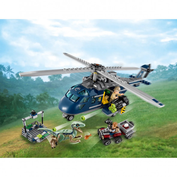 Конструктор LEGO Jurassic World 75928 Погоня за Блю на вертолёте  в Мытище