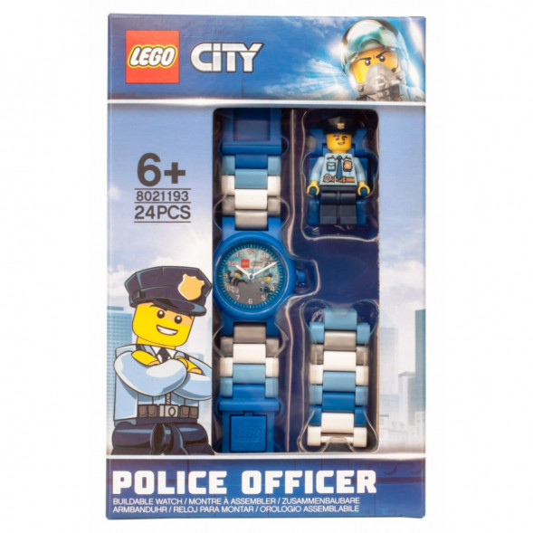 Часы LEGO City 8021193 City «Policeman» с минифигуркой в Мытище