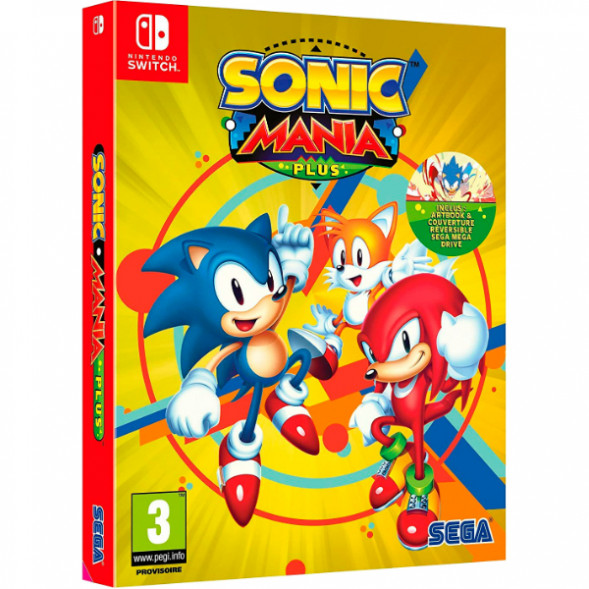 Sonic Mania Plus + Артбук (Nintendo Switch, Английская версия) в Мытище