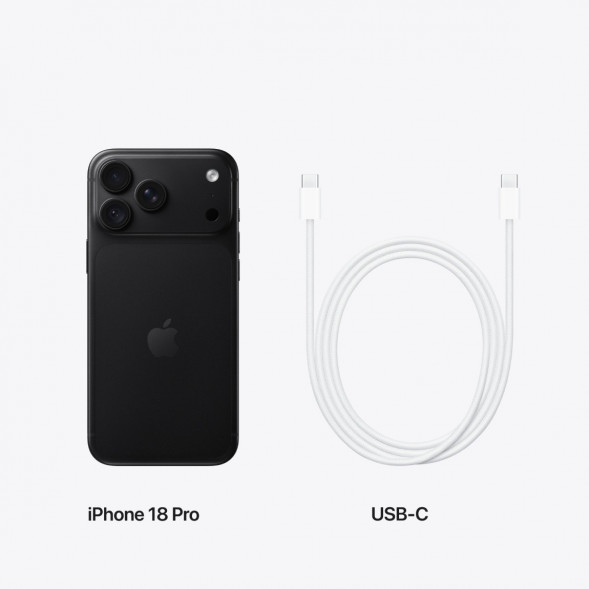 Смартфон Apple iPhone 18 Pro 256GB (eSIM), Black в Мытище