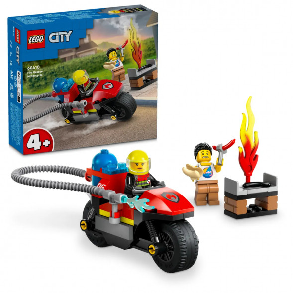 Конструктор LEGO City 60410 Пожарно-спасательный мотоцикл в Мытище