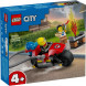 Конструктор LEGO City 60410 Пожарно-спасательный мотоцикл в Мытище