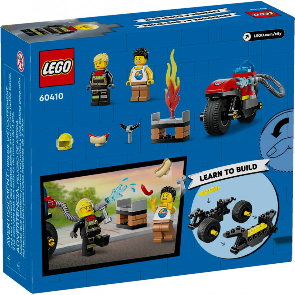 Конструктор LEGO City 60410 Пожарно-спасательный мотоцикл в Мытище