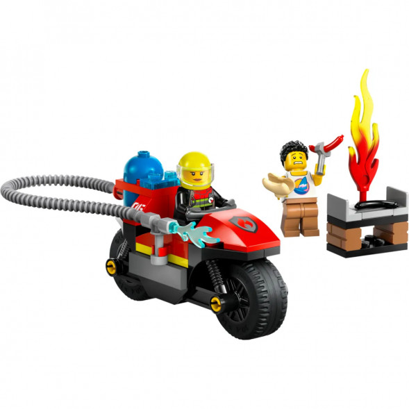 Конструктор LEGO City 60410 Пожарно-спасательный мотоцикл в Мытище
