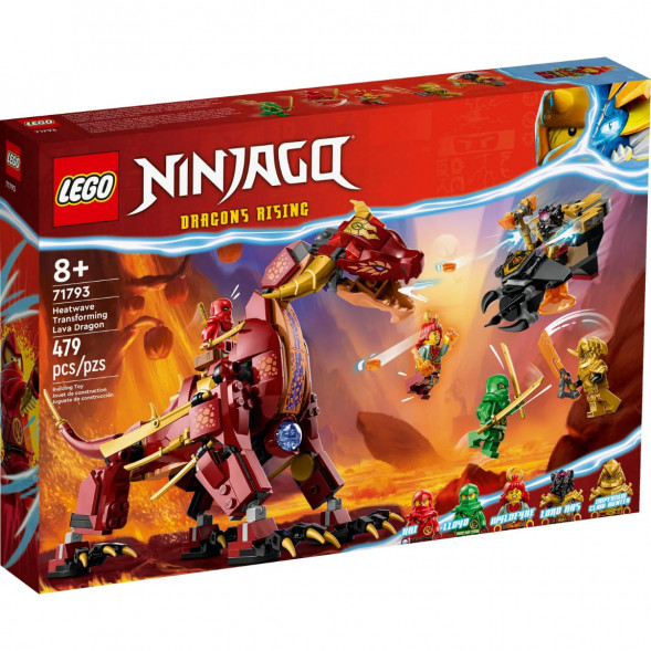 Конструктор LEGO Ninjago 71793 Лавовый дракон-трансформер в Мытище