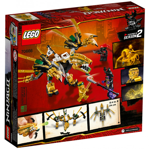 Конструктор LEGO Ninjago 70666 Золотой Дракон в Мытище