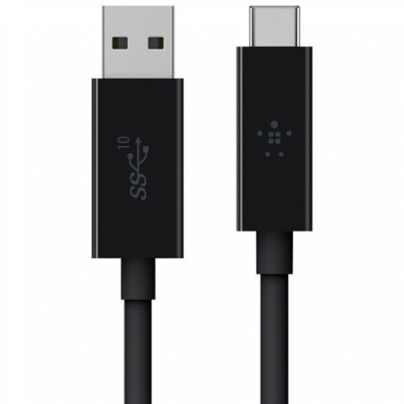 Кабель Belkin USB-A – USB-C 3.1 Gen 2 - cable, 1 м, черный в Мытище