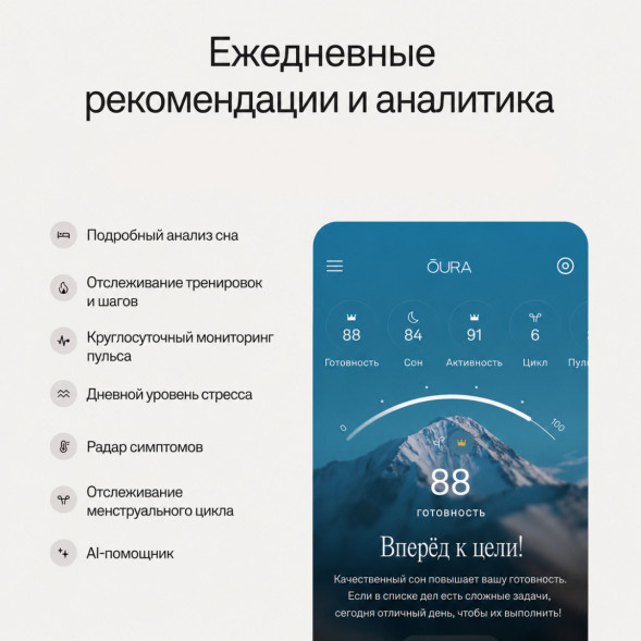 Умное кольцо Oura Ring 5 (размер 7), розовое золото/Deep Rose в Мытище
