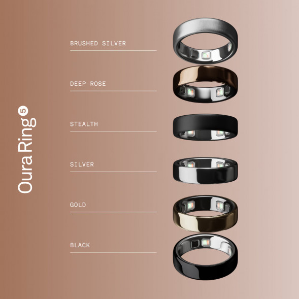 Умное кольцо Oura Ring 5 (размер 7), розовое золото/Deep Rose в Мытище