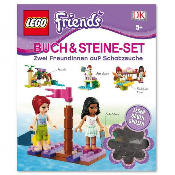 Книга и набор кубиков LEGO Friends Buch &amp;amp; Steine-Set Zwei Freundinnen auf Schatzsuche в Мытище