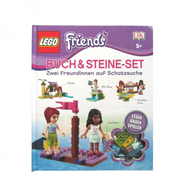 Книга и набор кубиков LEGO Friends Buch &amp;amp; Steine-Set Zwei Freundinnen auf Schatzsuche в Мытище