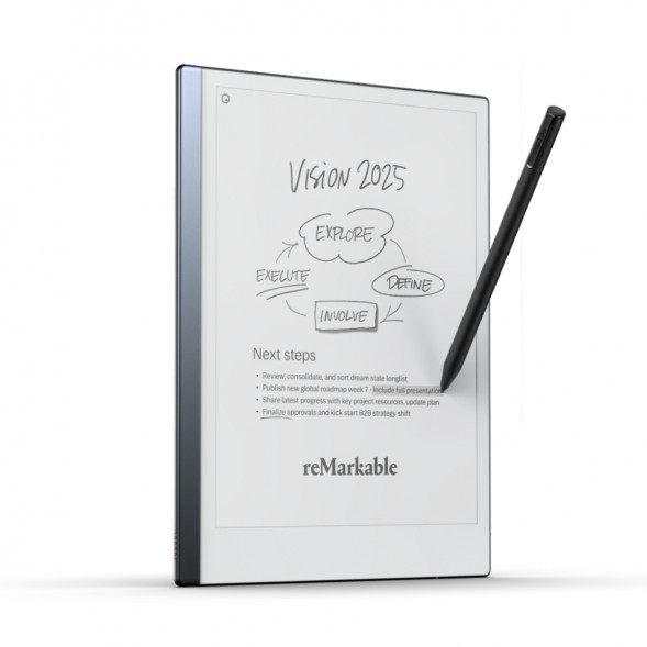 Графический планшет reMarkable 2 со стилусом Marker Plus и чехлом Book Folio серый (RM114) в Мытище