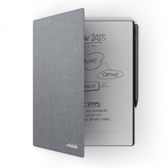 Графический планшет reMarkable 2 со стилусом Marker Plus и чехлом Book Folio серый (RM114) в Мытище