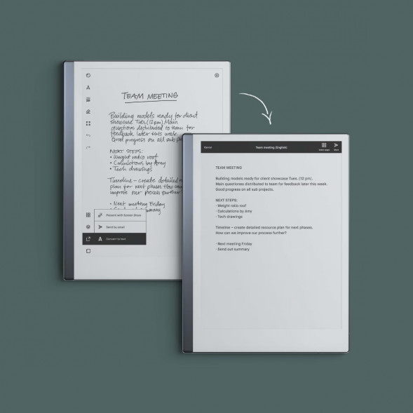 Графический планшет reMarkable 2 со стилусом Marker Plus и чехлом Book Folio серый (RM114) в Мытище