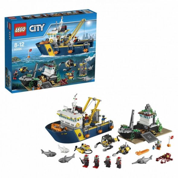 Конструктор LEGO City 60095 Корабль исследователей морских глубин в Мытище