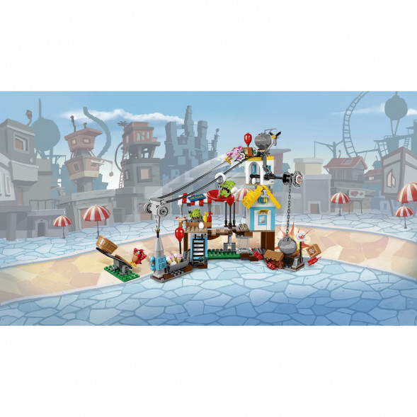 Конструктор LEGO Angry Birds 75824 Разгром Свинограда в Мытище
