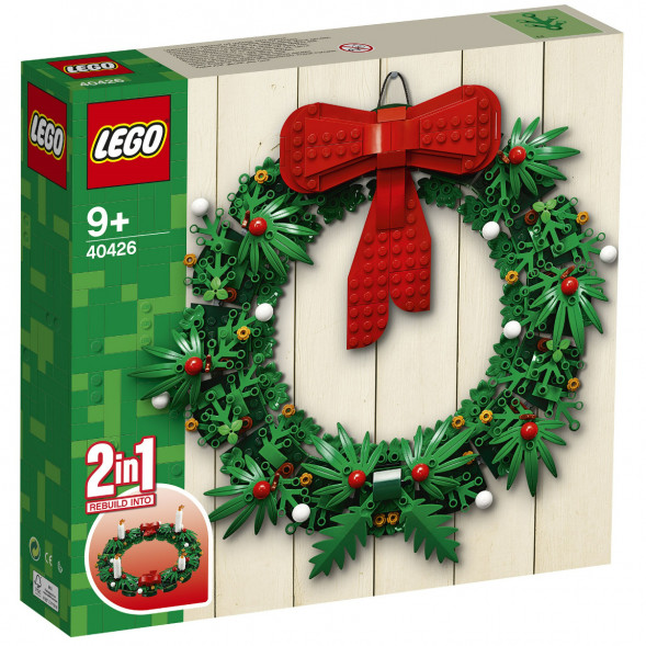 Конструктор LEGO 40426 Сувенирный набор «Рождественский венок» 2 в 1 в Мытище