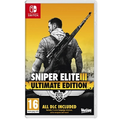 Игра Sniper Elite 3 Ultimate Edition для Nintendo Switch, картридж в Мытище