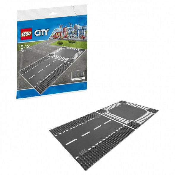 Конструктор LEGO City 7280 Прямая дорога и перекрёсток в Мытище