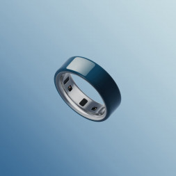 Умное кольцо Oura Ring 4 Ceramic (размер 8), Темная ночь/Midnight