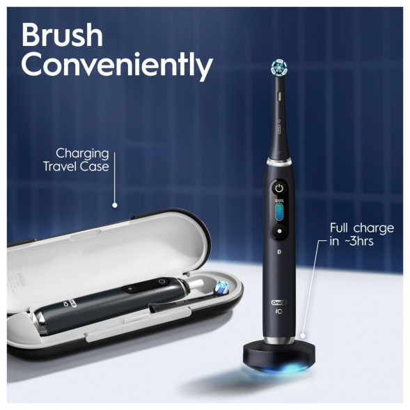 Набор из 2-х электрических зубных щеток Oral-B iO Series 9 Duo, Black Onyx и Rose Quartz в Мытище