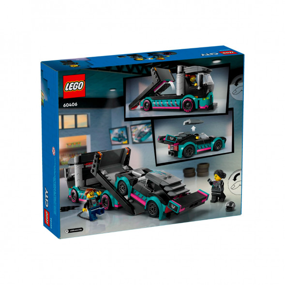 Конструктор LEGO City 60406 Гоночный автомобиль и автовоз в Мытище