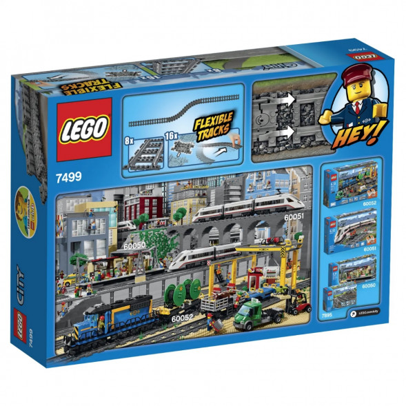 Конструктор LEGO City Trains 7499 Гибкие пути в Мытище