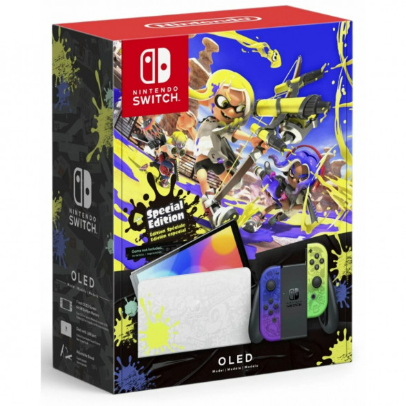 Игровая приставка Nintendo Switch OLED 64 ГБ, Splatoon 3 Edition в Мытище