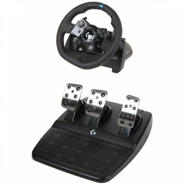 Комплект Logitech G923 Trueforce (PC, Xbox Series X, S, One), черный в Мытище