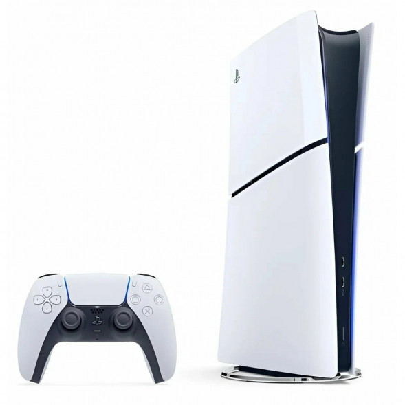Игровая приставка Sony PlayStation 5 Slim 825 ГБ без дисковода, белый в Мытище