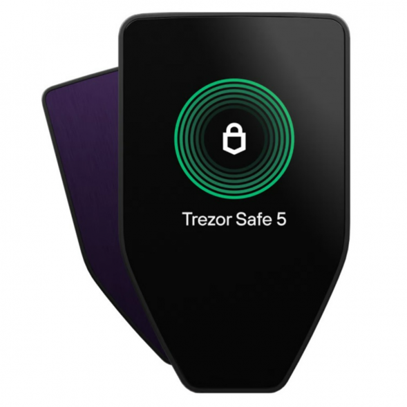 Аппаратный криптокошелек Trezor Safe 5, Violet Ore в Мытище