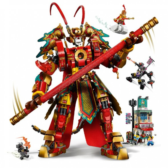 Конструктор LEGO Monkie Kid 80012 Боевой робот Царя Обезьян в Мытище