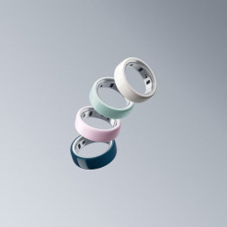 Умное кольцо Oura Ring 4 Ceramic (размер 11), Темная ночь/Midnight