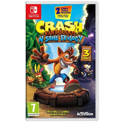 Игра Crash Bandicoot N-Sane Trilogy для (Switch, английский язык) в Мытище