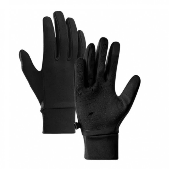 Перчатки сенсорные спортивные Naturehike Outdoor Full Touch GL10 (черный, L) в Мытище
