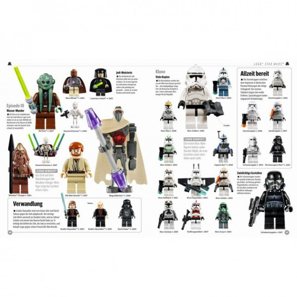 Книга и набор кубиков LEGO Star Wars: Lexikon der Figuren, Raumschiffe und Droiden в Мытище